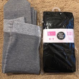Brand New Girls Fleeced lined tights